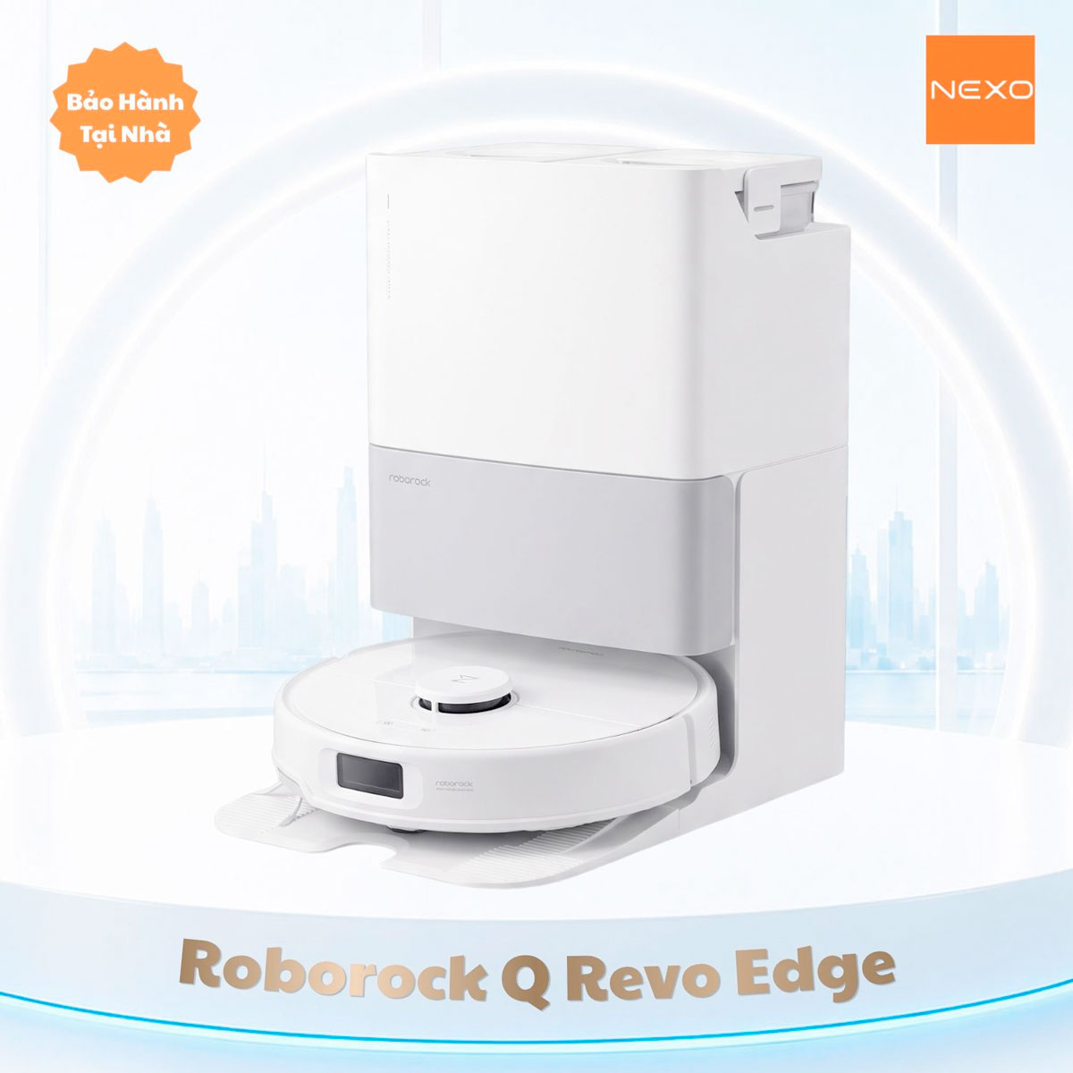 Robot hút bụi lau nhà Roborock Qrevo Edge 5V1 – Bản Quốc Tế