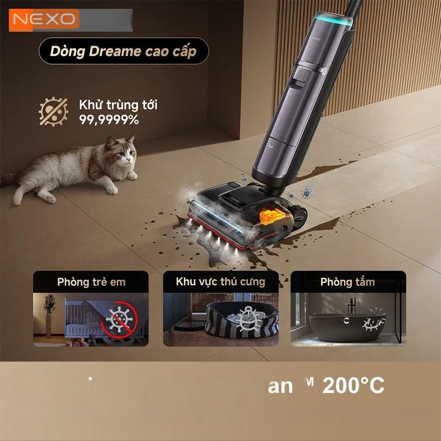 Máy hút bụi lau nhà cầm tay Dreame H16 Pro Steam – Bản Quốc Tế