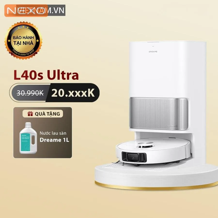 Robot hút bụi lau nhà Dreame L40s Ultra – Bản Quốc Tế