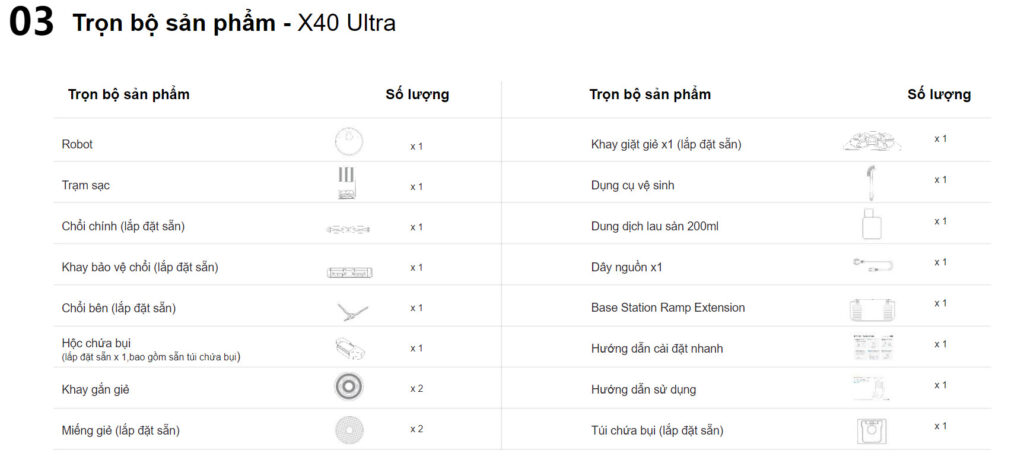 Dreame X40 Ultra- Quốc Tế