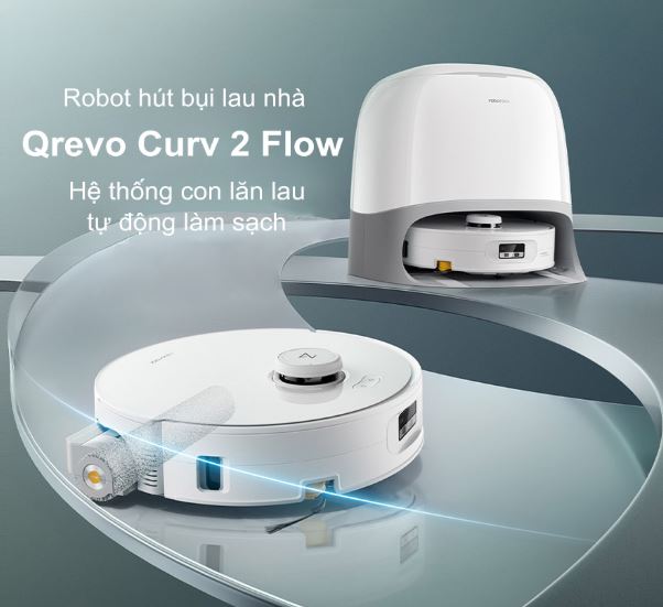 Roborock Qrevo Curv 2 Flow - Quốc Tế