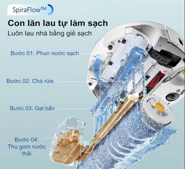 Roborock Qrevo Curv 2 Flow - Quốc Tế