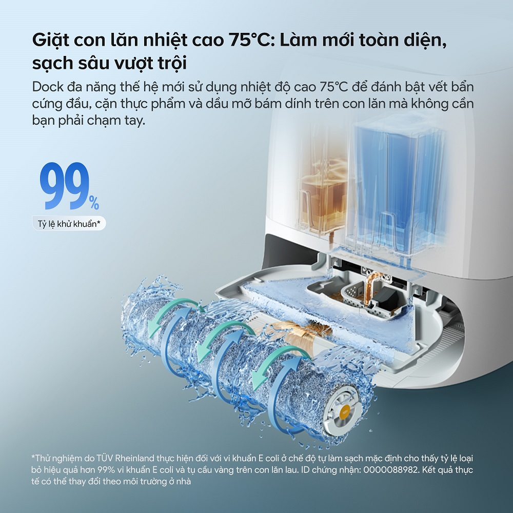 Roborock Qrevo Curv 2 Flow - Quốc Tế