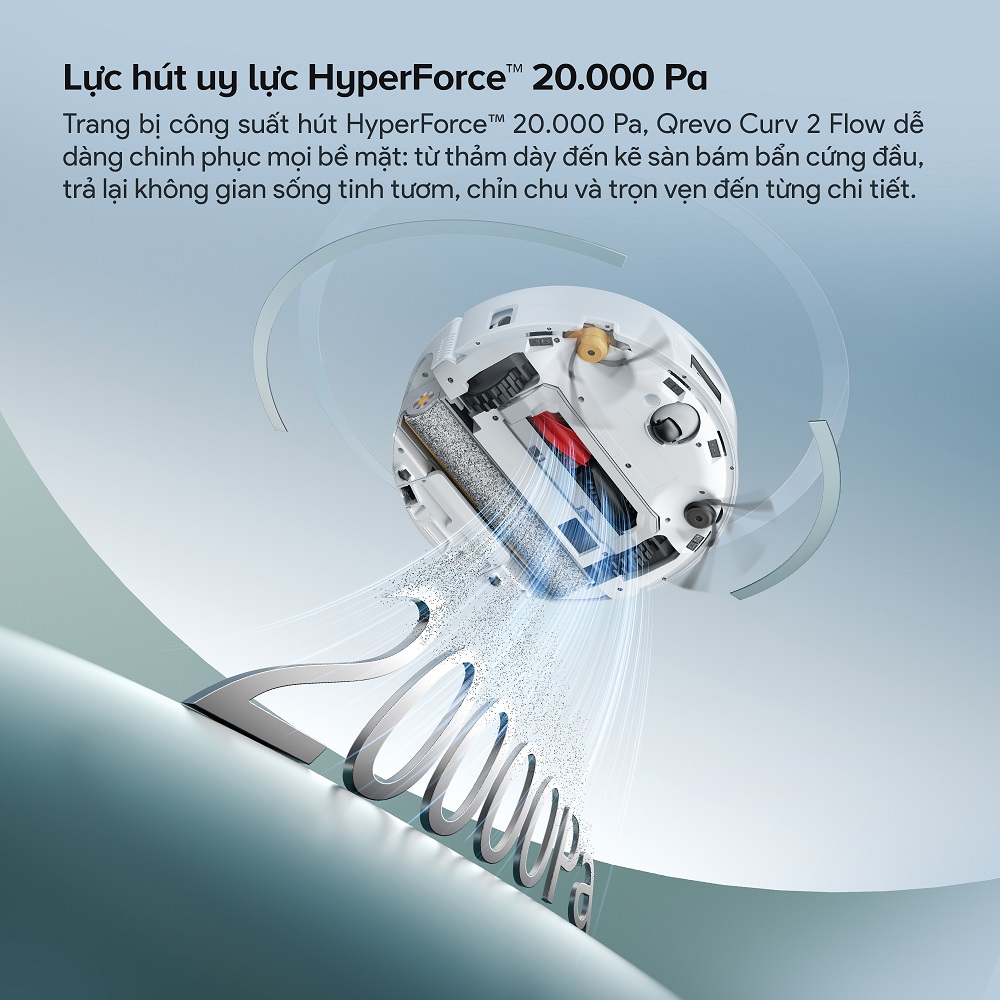 Roborock Qrevo Curv 2 Flow - Quốc Tế