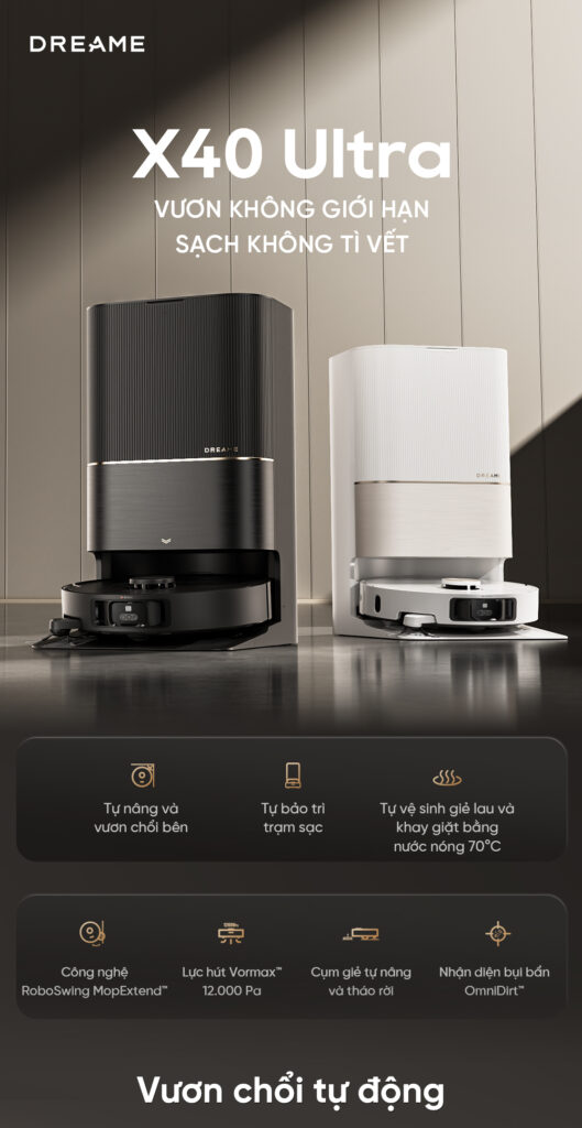 Dreame X40 Ultra- Quốc Tế