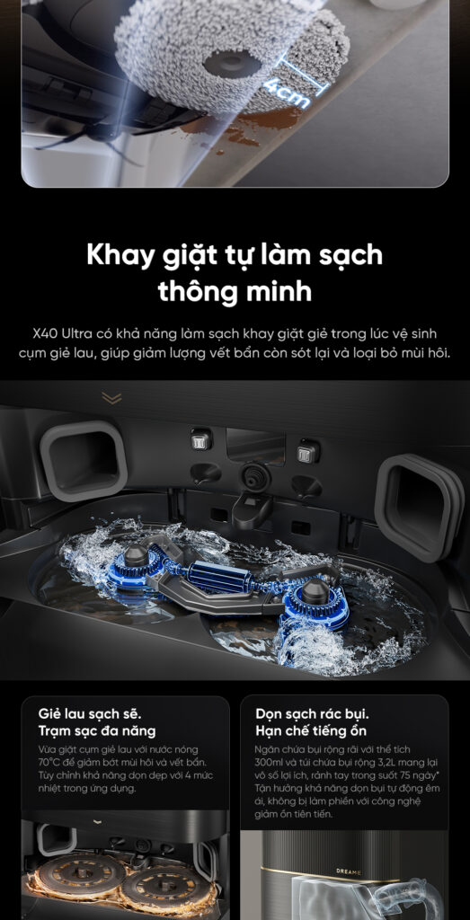 Dreame X40 Ultra- Quốc Tế
