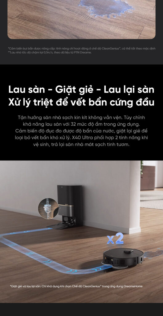Dreame X40 Ultra- Quốc Tế