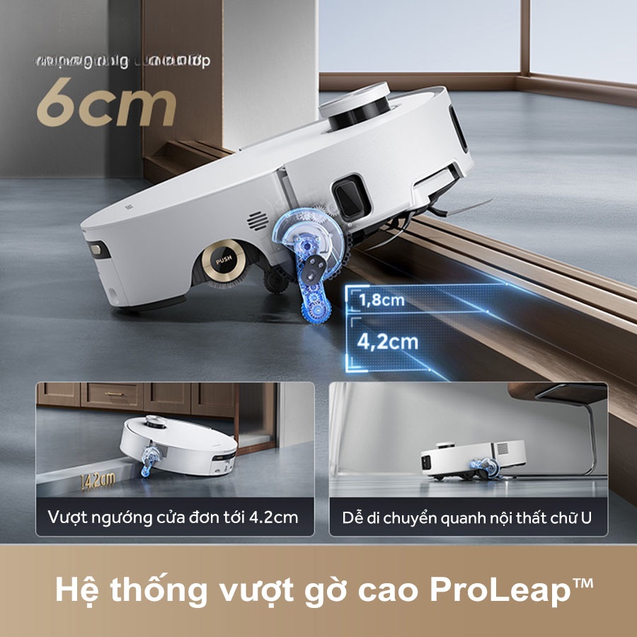 Robot hút bụi lau nhà Dreame Aqua10 Roller