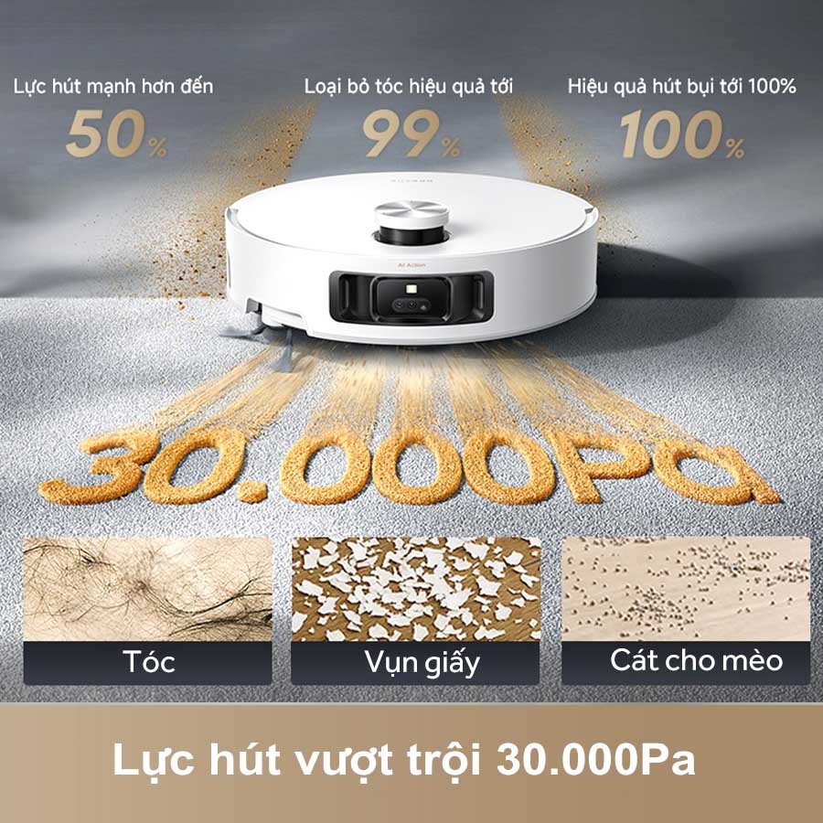 Robot hút bụi lau nhà Dreame Aqua10 Roller