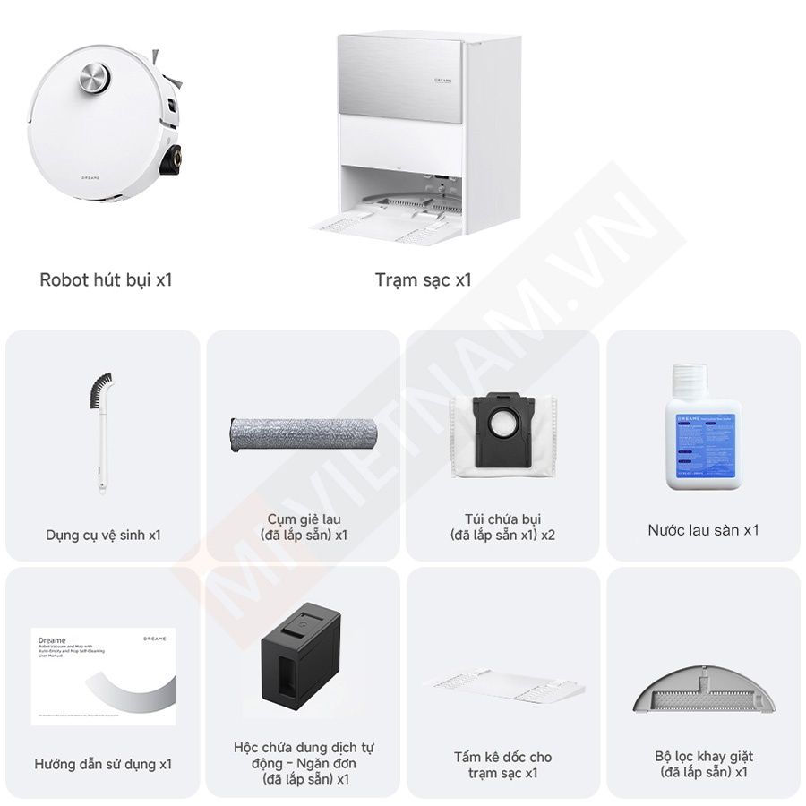 Robot hút bụi lau nhà Dreame Aqua10 Roller