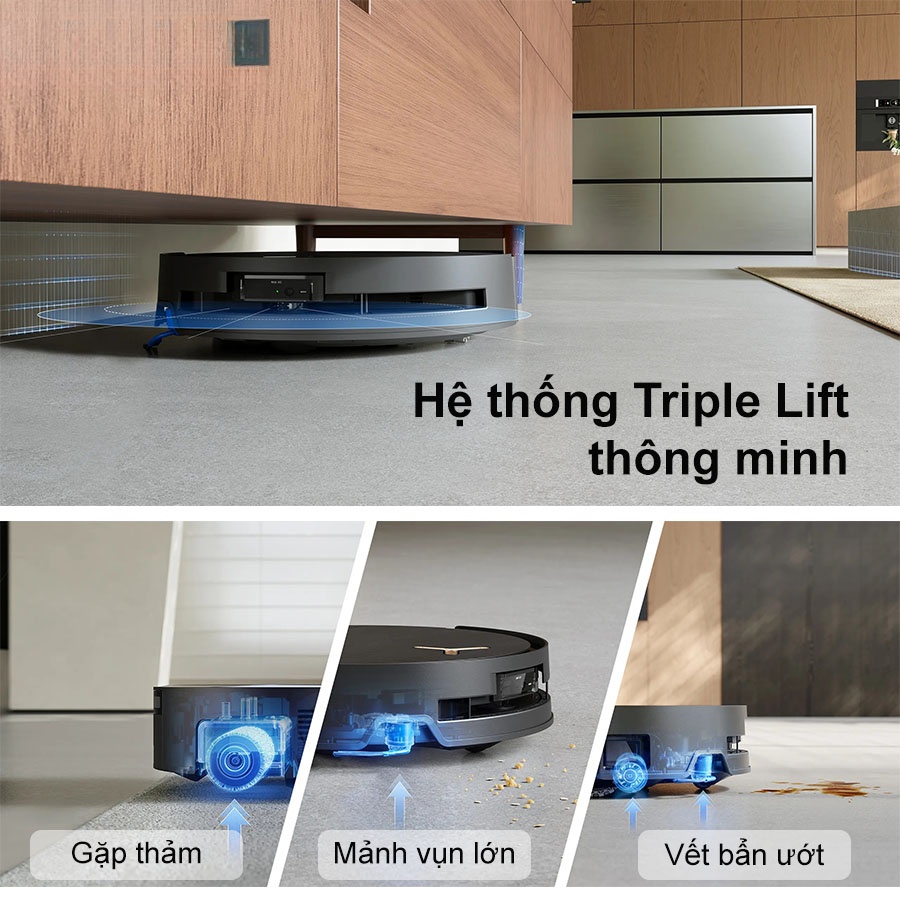 Robot hút bụi lau nhà Ecovacs Deebot X9 Pro Omni