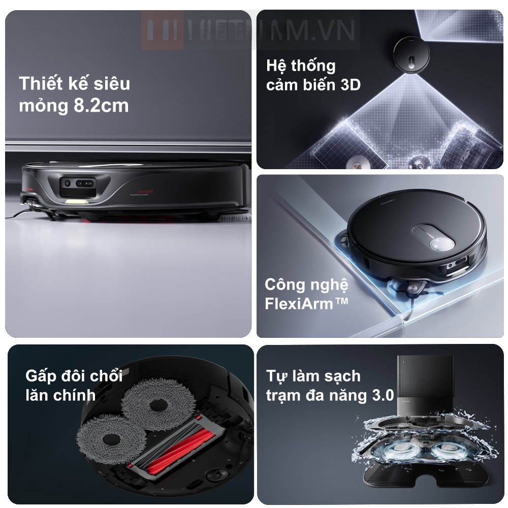 Robot hút bụi lau nhà Roborock Q Revo Slim - Bản Quốc Tế 10 Roborock Q Revo Slim