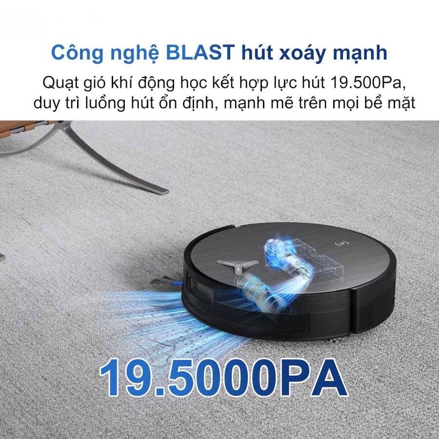 Robot hút bụi lau nhà Ecovacs Deebot X11 Pro Omni