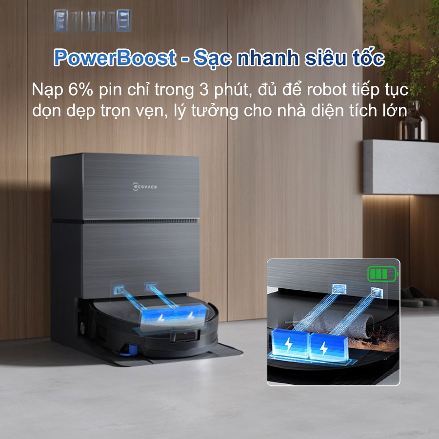 Robot hút bụi lau nhà Ecovacs Deebot X11 Pro Omni