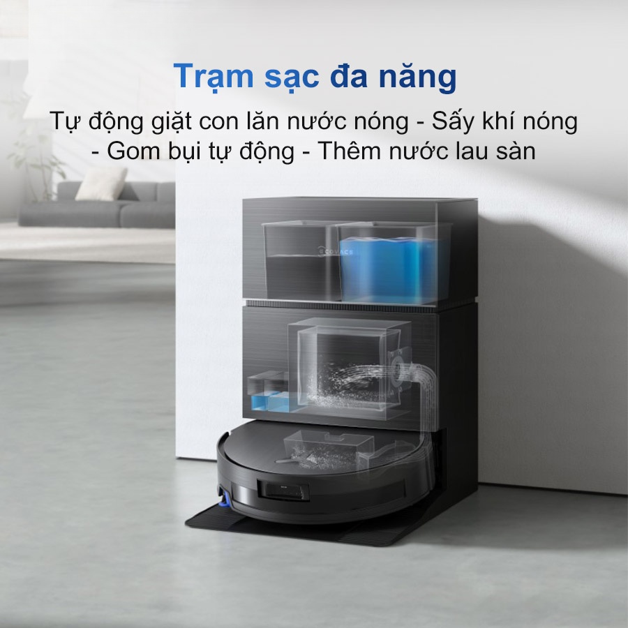 Robot hút bụi lau nhà Ecovacs Deebot X11 Pro Omni