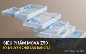 Đánh giá siêu phẩm máy hút bụi lau nhà MOVA Z50 | Chi tiết cơ chế lau xoay
